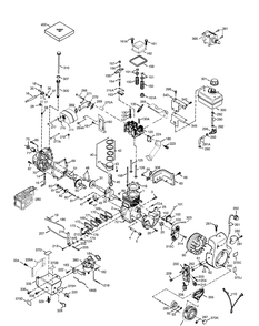 Engine 933 And 945 Diagram and Parts List for 933SWE (31AH9P7I710)(2005) Cub Cadet Snow Blower